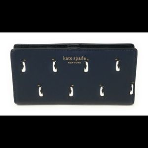 Cameron Penguin slim bifold Kate Spade wallet
